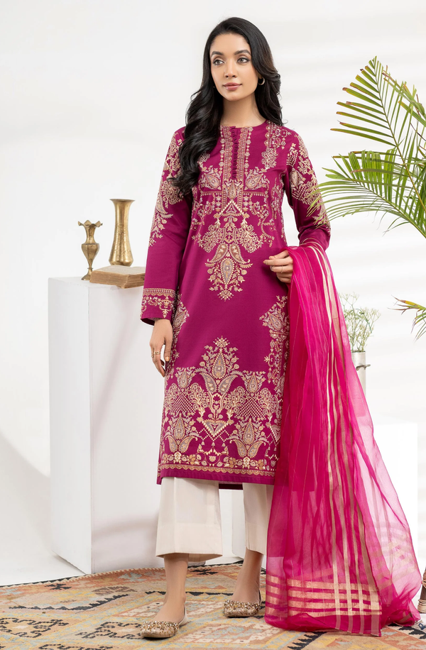 U2797SU-2PC-MGT Unstitch 2 Piece Lawn Collection Volume-2 2024 by Limelight