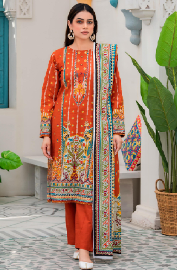 D#3 Unstitched 3 Piece Winter Khaddar Collection Volume 1 by Meerab
