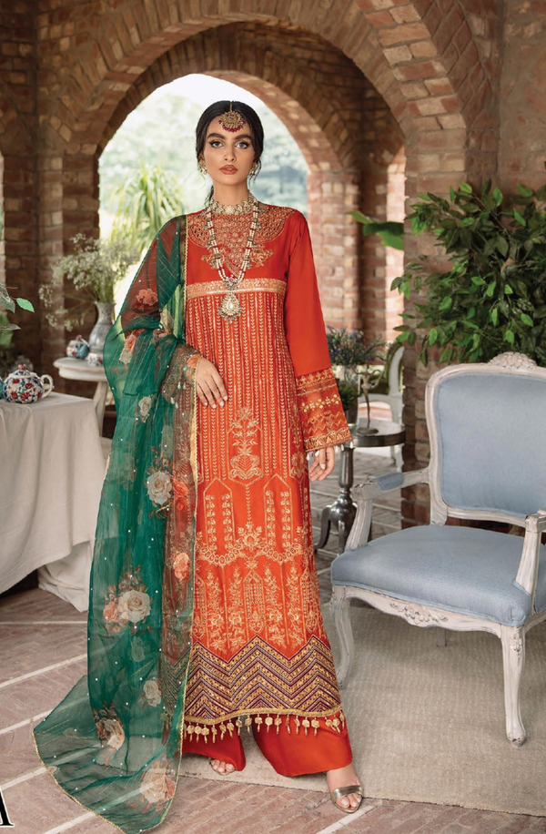 D#4A Unstitched Luxury Collection by RajBari