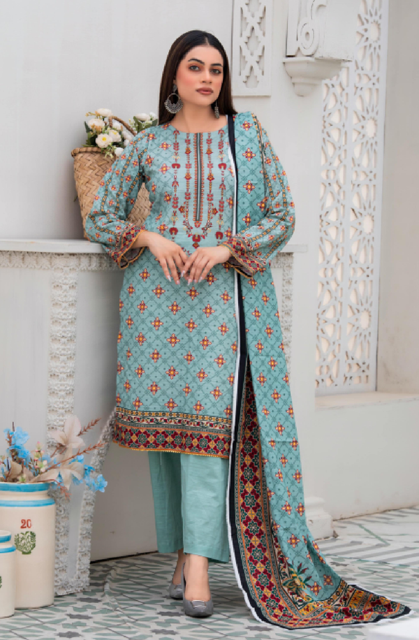 D#5 Unstitched 3 Piece Winter Khaddar Collection Volume 1 by Meerab