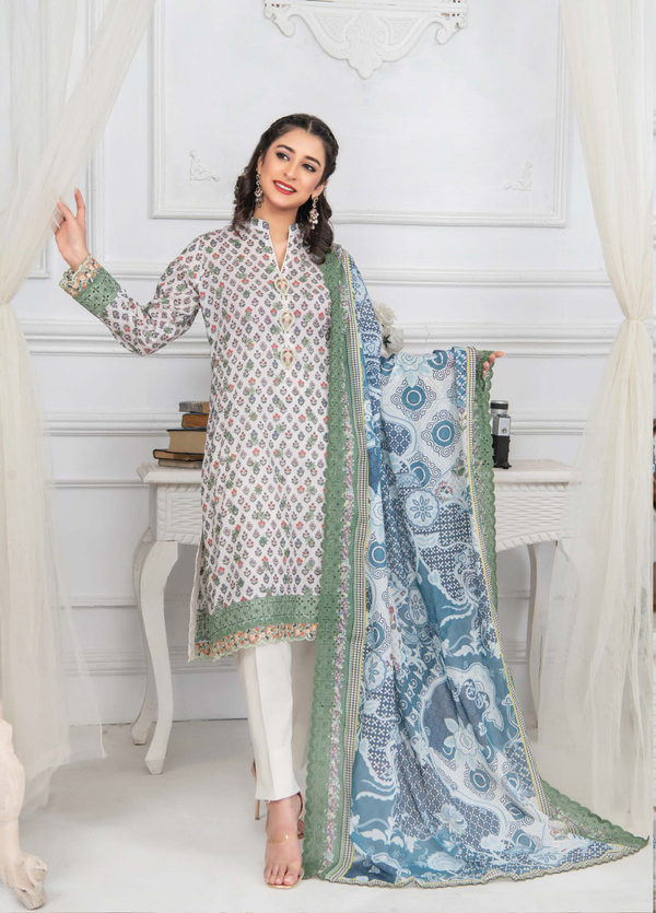 D/07 X14706 Rangrani Embroidered Collection 3 piece Suit by The Embroidery Company