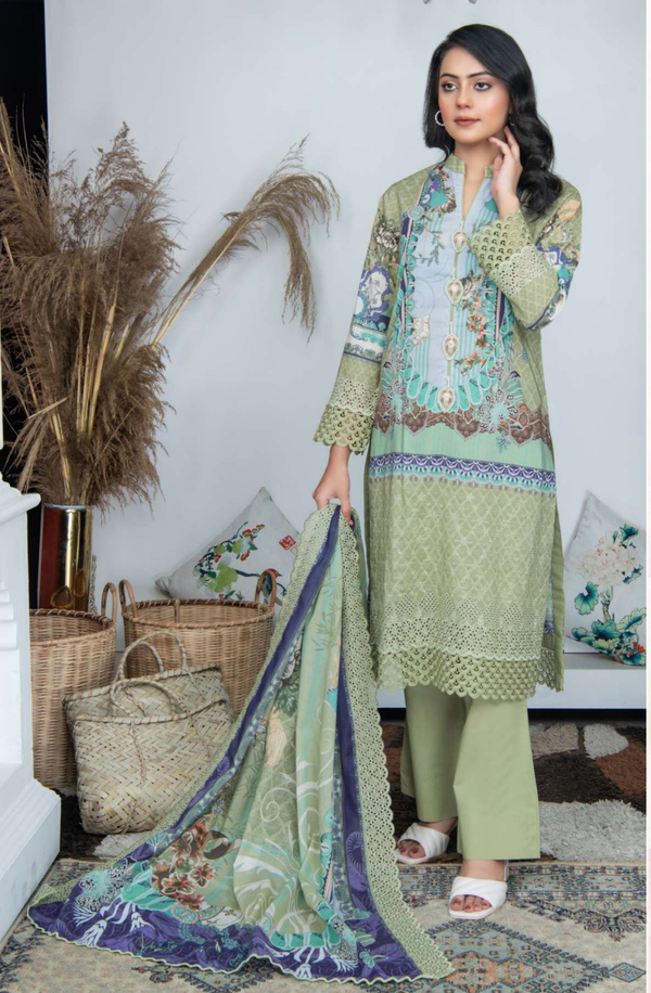X14815-05 Unstitched 3piece Suit Embroidered Lawn Collection Volume 3 by Rangrani