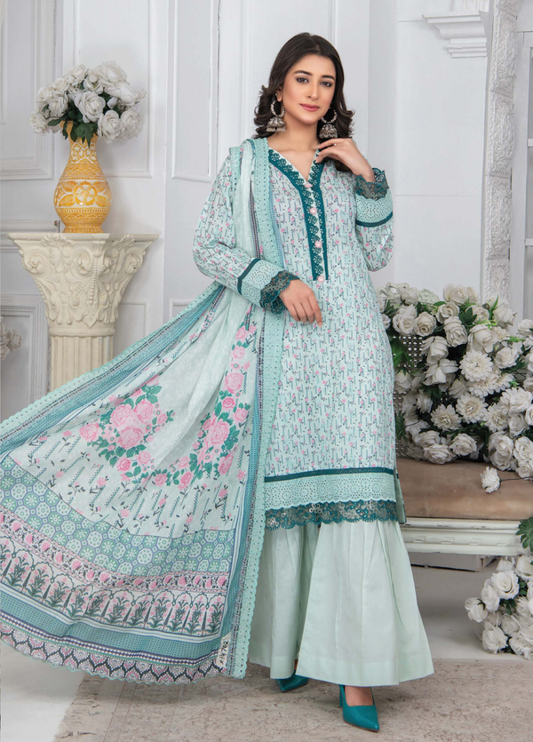 D/04 X14702 Rangrani Embroidered Collection 3 piece Suit by The Embroidery Company