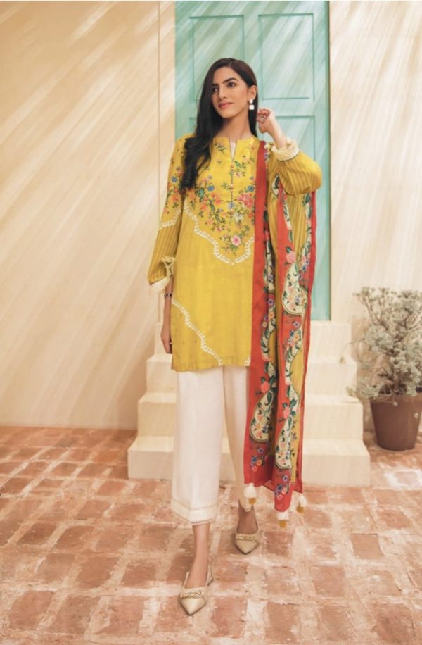 3P-R5-3 Unstitched 3-piece Suit Printed Lawn Volume 11 by Sapphire