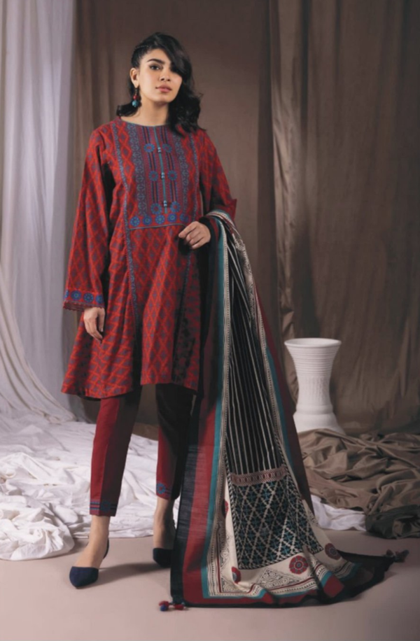 3P-R5-1 Unstitched 3-piece Suit Printed Lawn Volume 11 by Sapphire