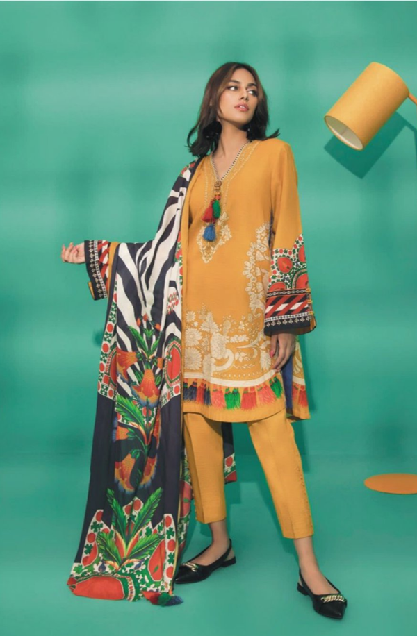 3P-R5-5 Unstitched 3-piece Suit Printed Lawn Volume 11 by Sapphire