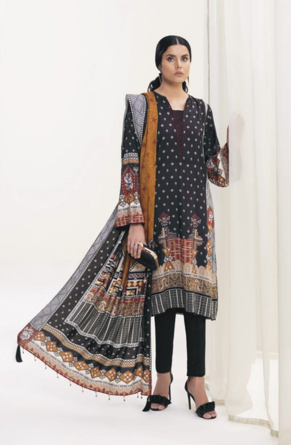 3P-R5-7 Unstitched 3-piece Suit Printed Lawn Volume 11 by Sapphire