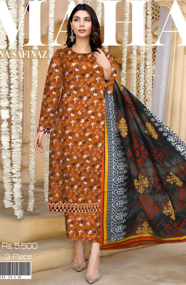 D-1 Mahay Unstitched Winter Collection 2023 by Sana Safinaz