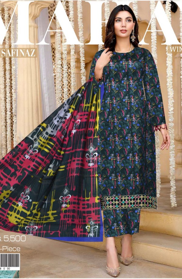 D-12 Mahay Unstitched Winter Collection 2023 by Sana Safinaz