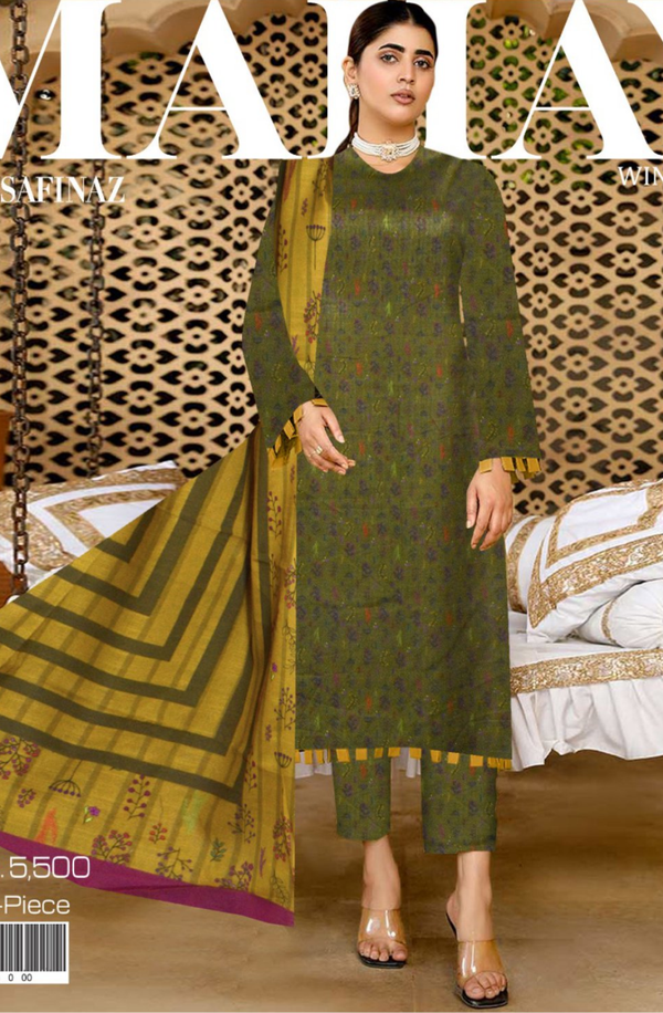 D-8 Mahay Unstitched Winter Collection 2023 by Sana Safinaz