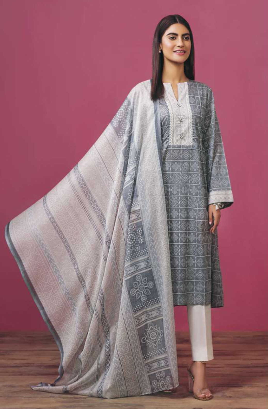 Rs 3450 Nishat lawn printed 3 of ( Retail 5490)