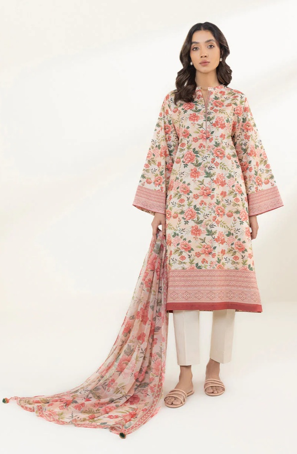 U3P-DY23V1-23B Printed Lawn Collection 2024 Volume 1 by Sapphire