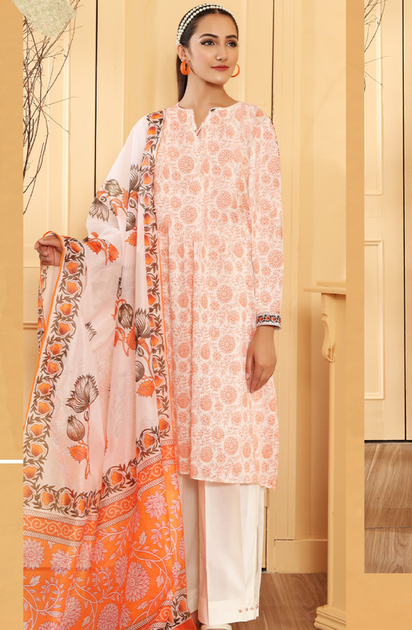 42101314-R Unstitched 3 piece Suit Nishat Unstitched Lawn Collection Volume-8