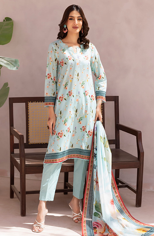 SDPL25V12-10 Salina Digital Printed Lawn Volume-12 Collection 2025 by Regalia
