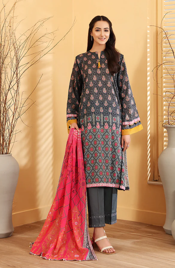42101334-R  Unstitched 3 piece Suit Nishat Lawn Collection Volume-9