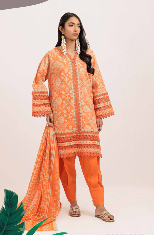 WSS25P3051 Unstitch Printed Lawn Collection 2025 by Bonanza Satrangi