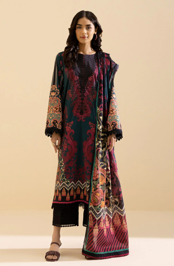 U2-DAYZ22V2-34WS  Unstitched Printed Lawn Collection 2025 Volume-12 by Sapphire