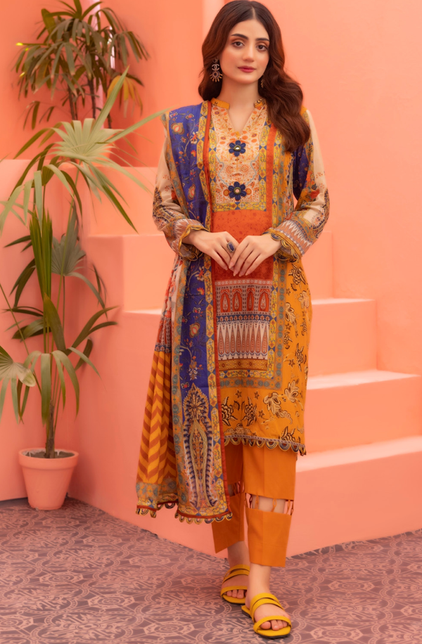 S24-05 Salina Volume 24 Digital Printed Lawn Collection 2024 by Regalia