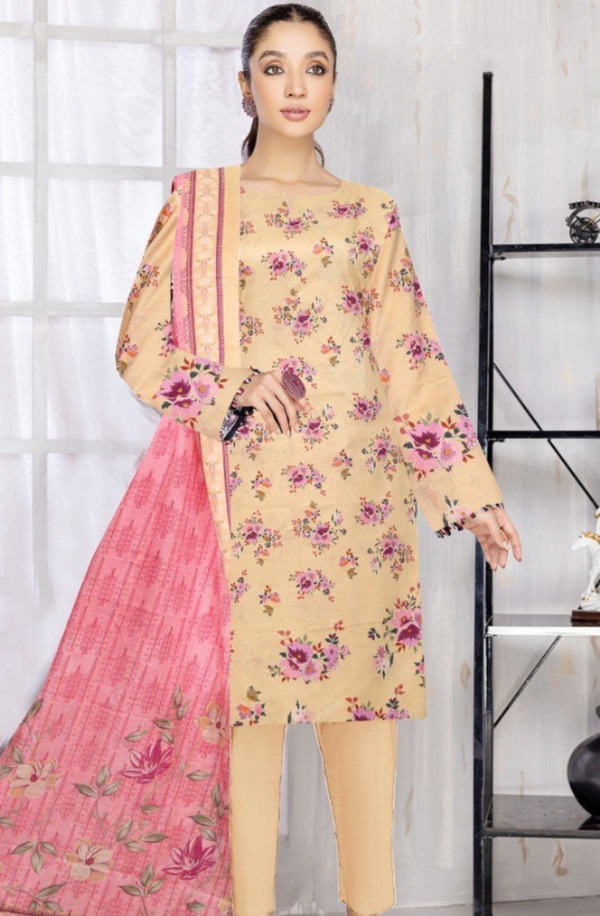 CLV11-13 COCO Prints Volume 11 unstitched 3-piece Printed Italian lawn suit