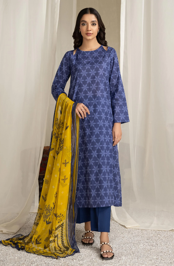 U2951SU-3PC-610 Unstitch 3 Piece Lawn Collection 2024 by Limelight
