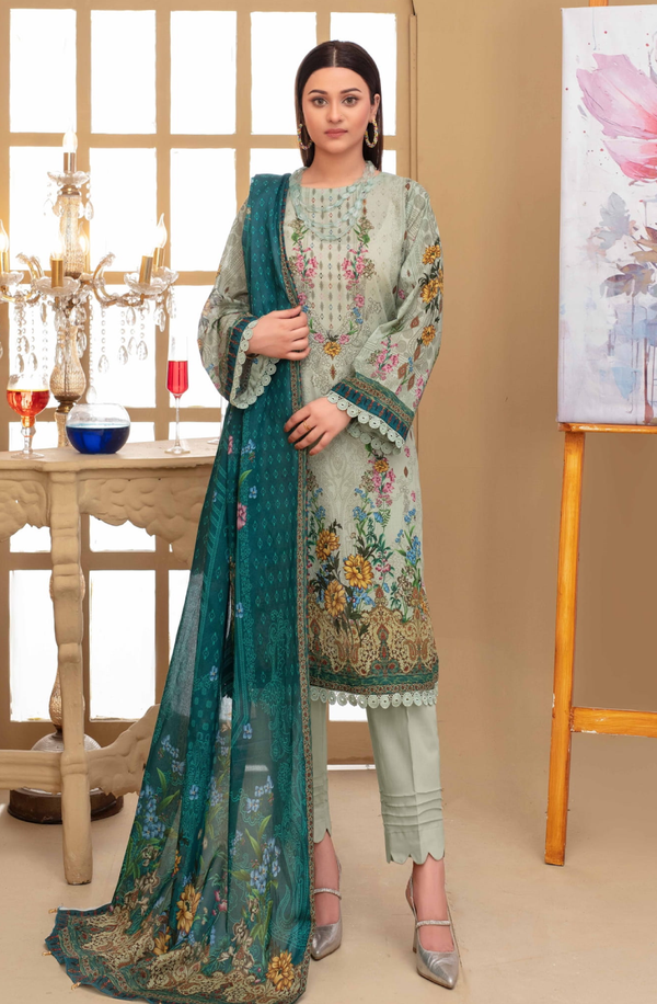 MCV4-06 Unstitch Lawn Collection 2025 Volume-04 by Moco Prints