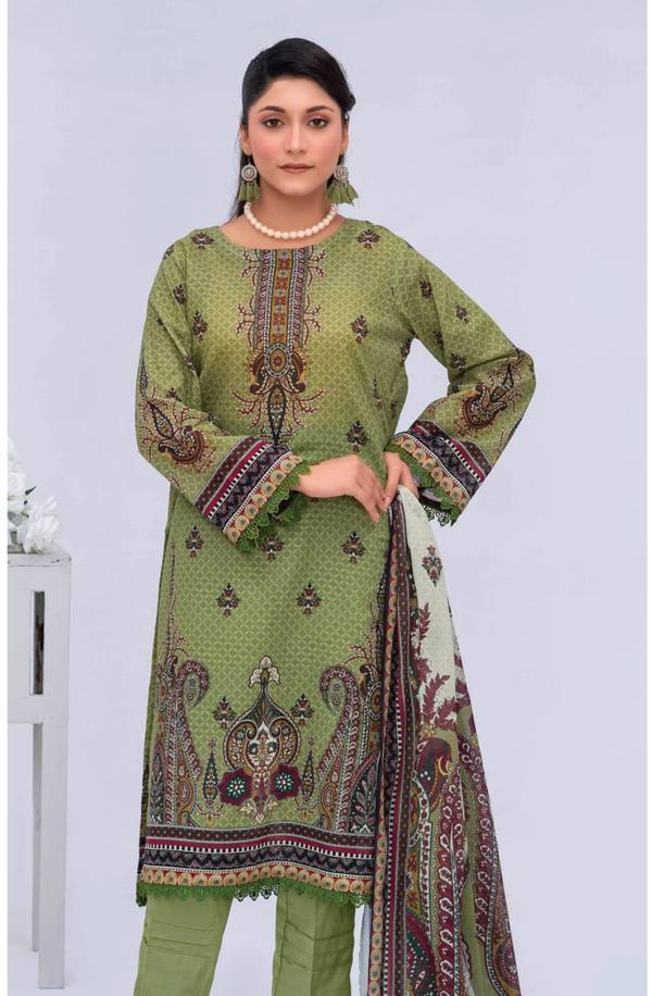 MCV3-07 Unstitch Lawn Collection 2025 Volume-03 by Moco Prints