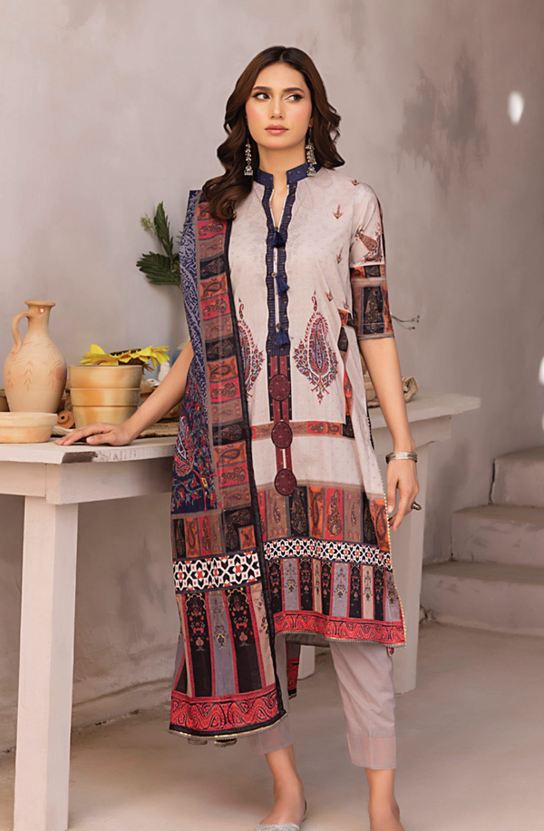 JC2-1 Unstitched Printed Jacquard Collection 2025 Chapter-2 by Regalia