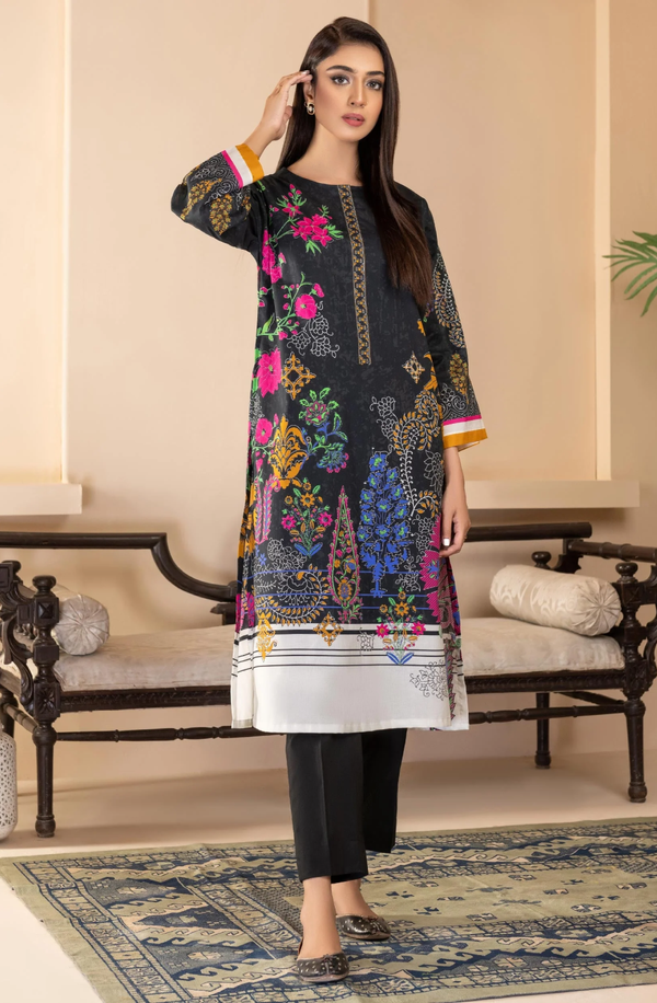 U2791SH-SSH-BLK Unstitch 1 Piece Lawn Collection Volume-2 2024 by Limelight
