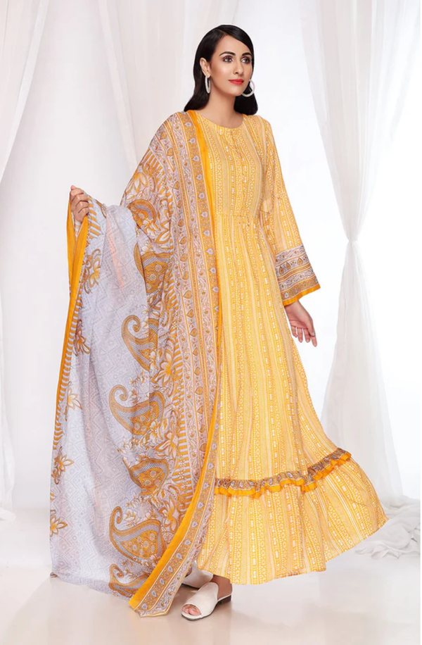 42001400-R Unstitched 3 piece Suit Nishat Lawn Collection Volume-7