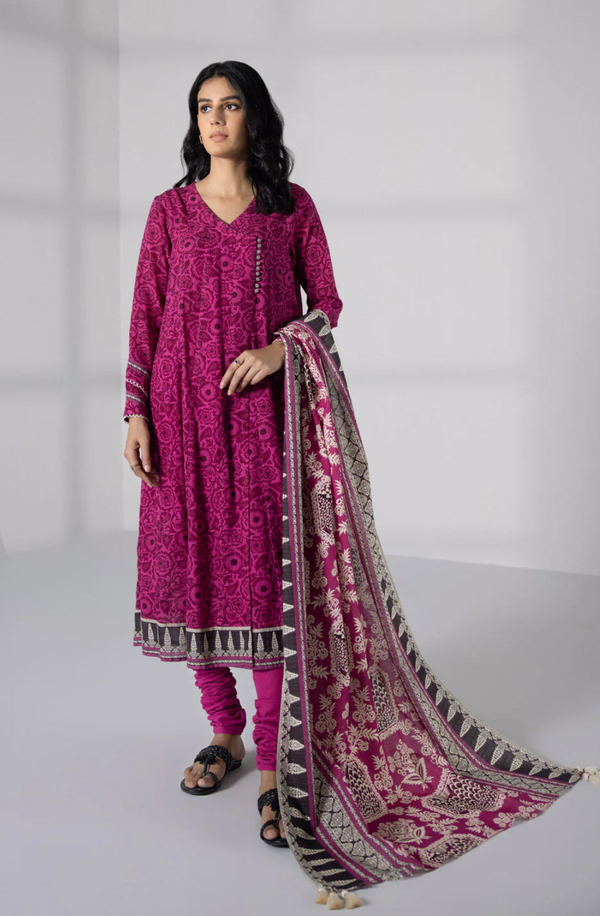 U3Z-DAYZ23V1-63WS Unstitched Printed Lawn Collection 2025 Volume-11 by Sapphire