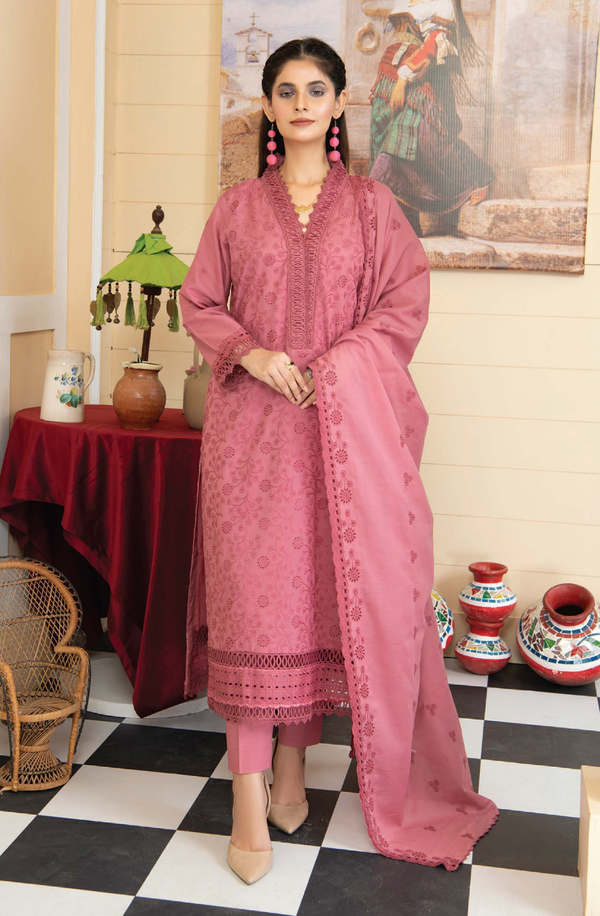 D/08 X17041 Chikankari Embroidered Lawn Collection Volume 2 by Rangriti