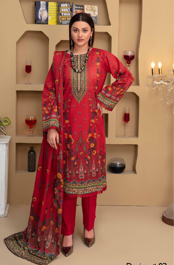MCV4-08 Unstitch Lawn Collection 2025 Volume-04 by Moco Prints