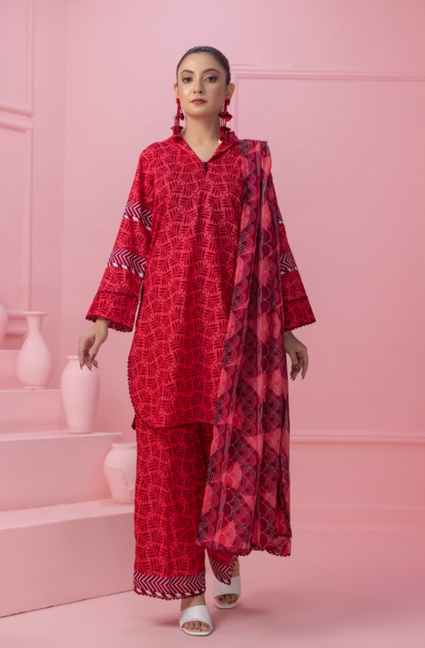 ISV16-8 Unstitched Printed Summer Lawn Collection 2024 by Regalia