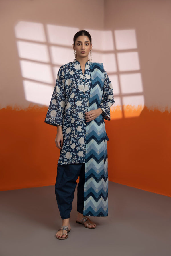 S22-9 Salina Digital Printed Lawn Volume-22 Collection 2024 by Regalia