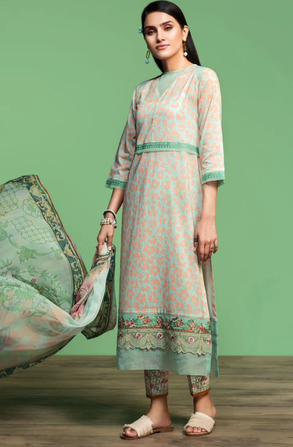 41908532-R Unstitched 3 piece Suit Nishat Unstitched Lawn Collection Volume-6