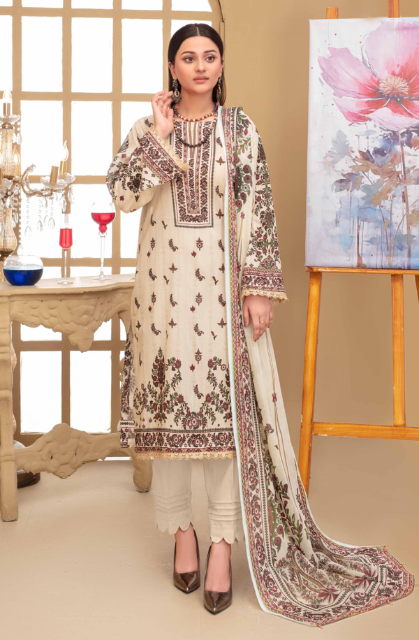 MCV4-10 Unstitch Lawn Collection 2025 Volume-04 by Moco Prints