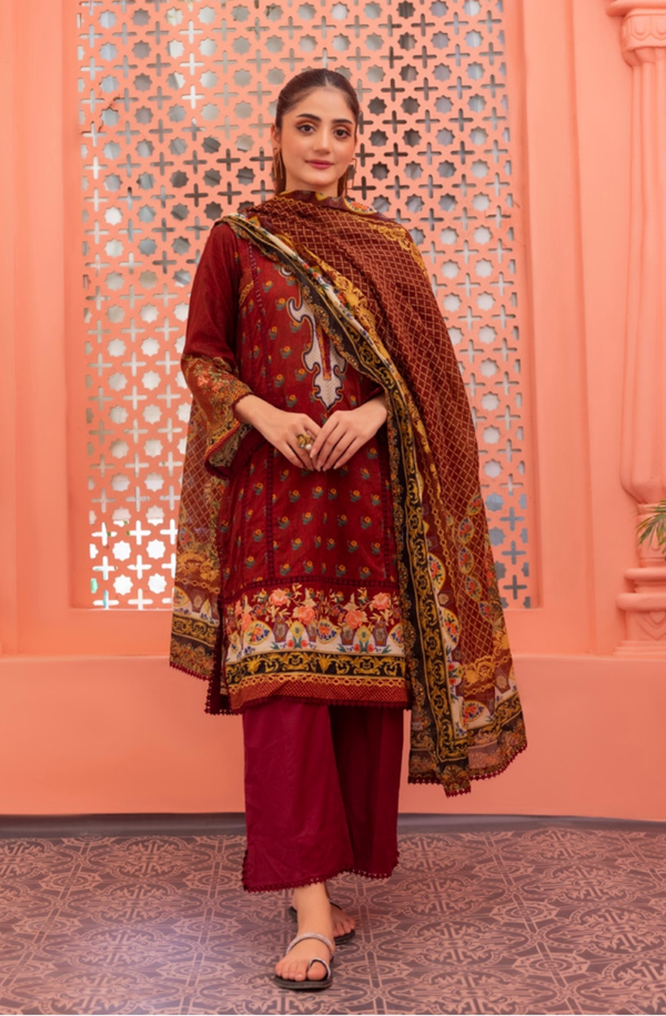 S24-09 Salina Volume 24 Digital Printed Lawn Collection 2024 by Regalia