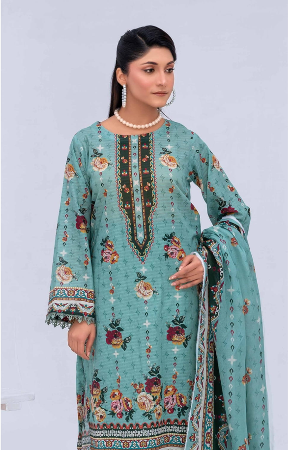 MCV3-10 Unstitch Lawn Collection 2025 Volume-03 by Moco Prints
