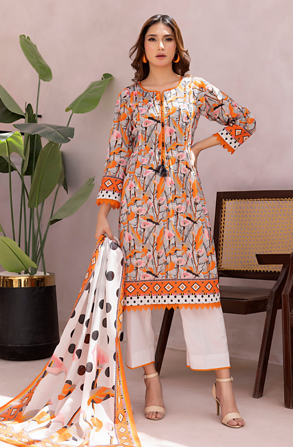 SDPL25V12-2 Salina Digital Printed Lawn Volume-12 Collection 2025 by Regalia