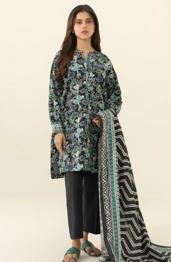 U2D-DY23V6-12WS Unstitched Printed Lawn Collection 2025 Volume-04 by Sapphire