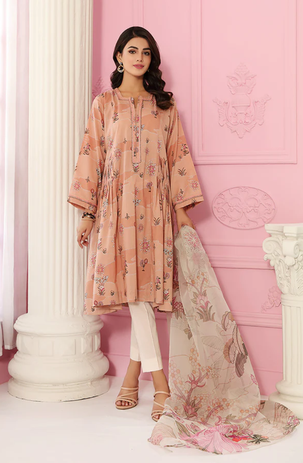 42101563-R  Unstitched 3 piece Suit Nishat Lawn Collection Volume-9