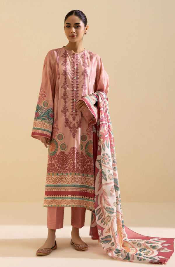 U2-DAYZ22V2-19WS  Unstitched Printed Lawn Collection 2025 Volume-12 by Sapphire