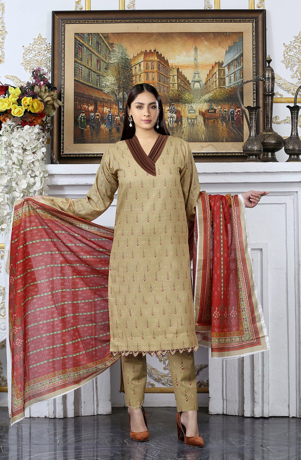 CL-01 COCO Lawn Prints Unstitched 3-piece Suit by Lenaim