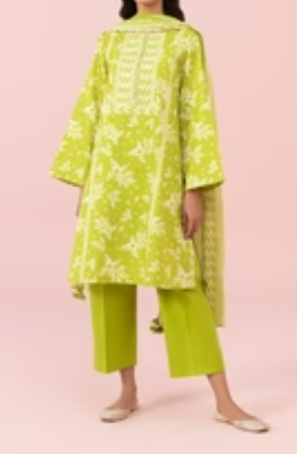 U3P-DY23V5-30WS Unstitched Printed Lawn Collection 2025 Volume-6 by Sapphire
