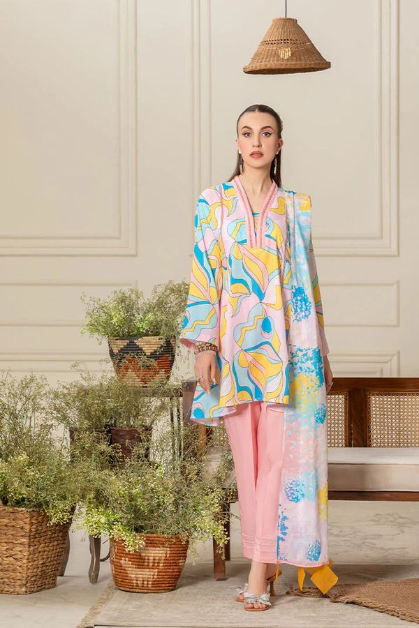 AMARA PF062401 Unstitched Bold & Black Premium Lawn Collection by Paltar