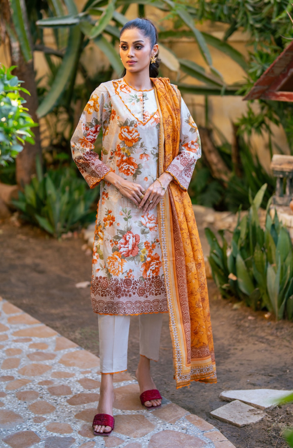 SDPL25V11-3 Salina Digital Printed Lawn Volume-11 Collection 2025 by Regalia