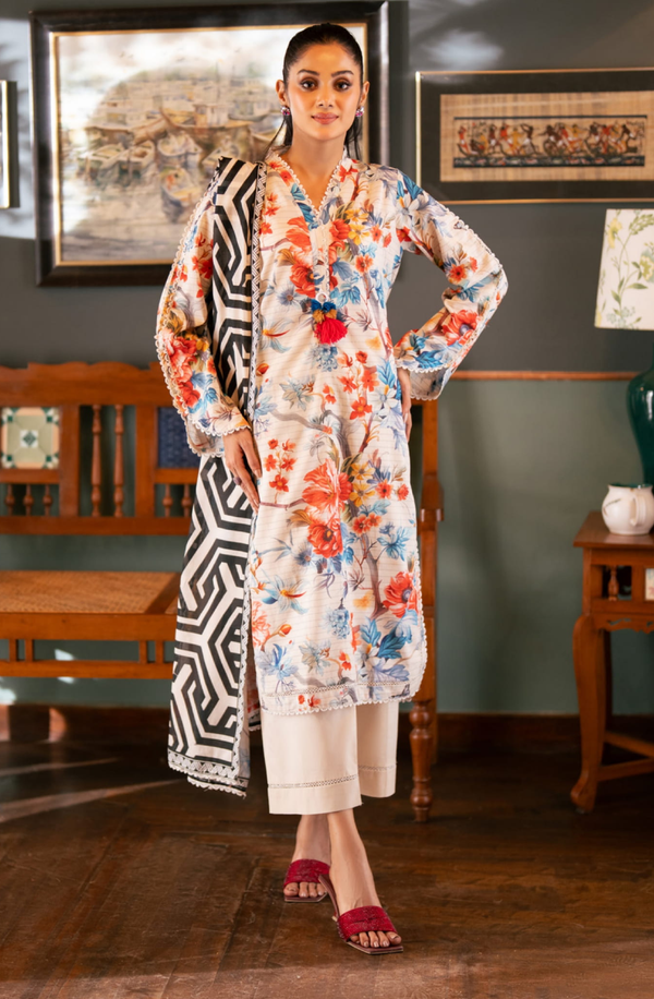 PBD-3 Premium Bana Dora Lawn Collection 2025 by Regalia