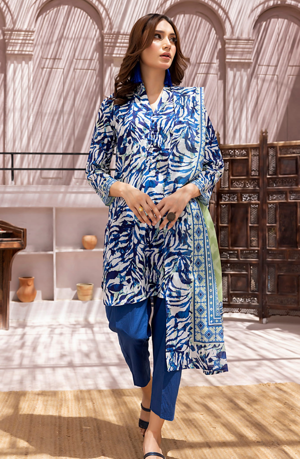 SDPL25V12-3 Salina Digital Printed Lawn Volume-12 Collection 2025 by Regalia