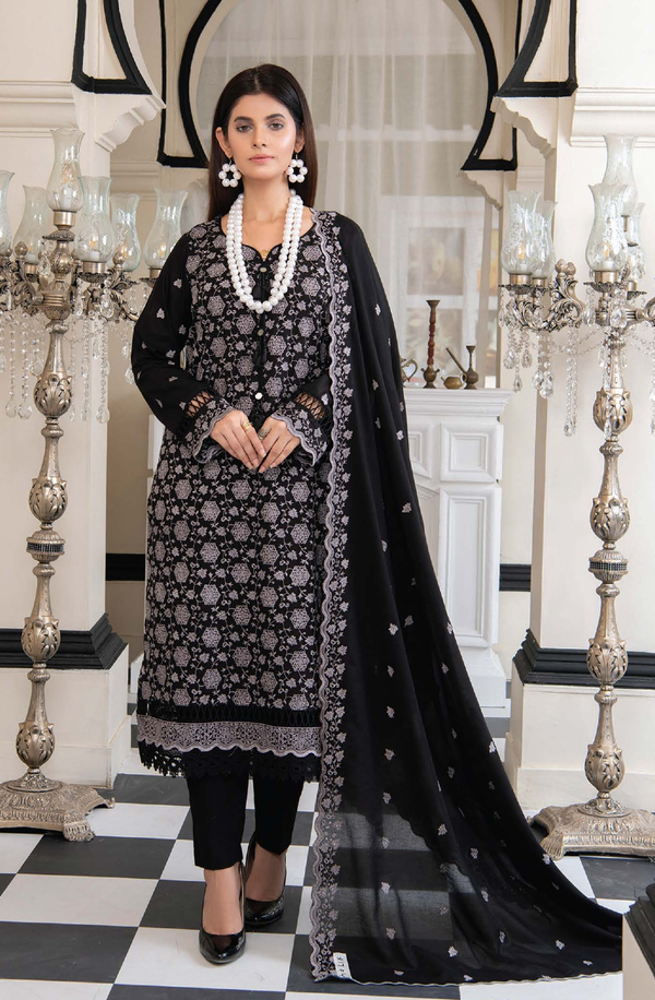 D/02 X17048 Chikankari Embroidered Lawn Collection Volume 2 by Rangriti