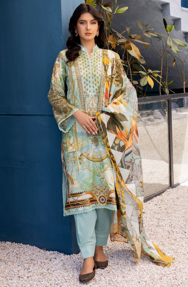 CA42067 Mira Unstitched 3 piece Suit Lawn Collection by Gul Ahmed